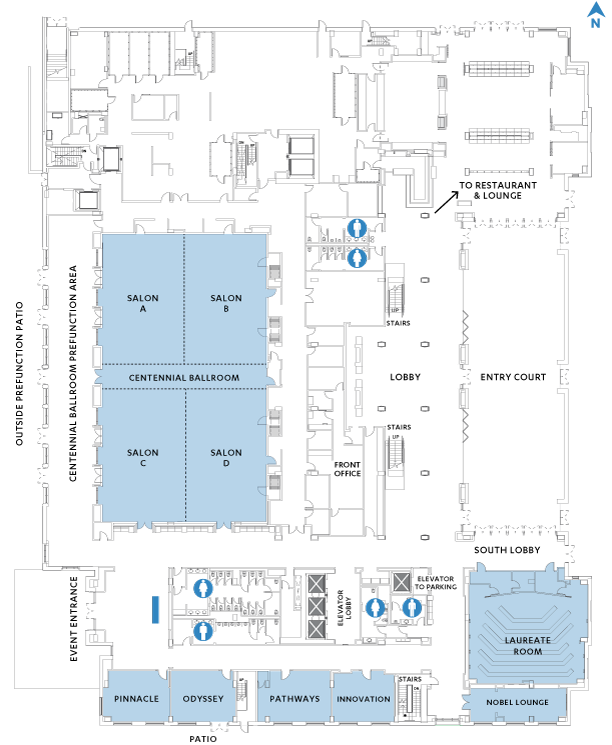Luskin First Floor Map