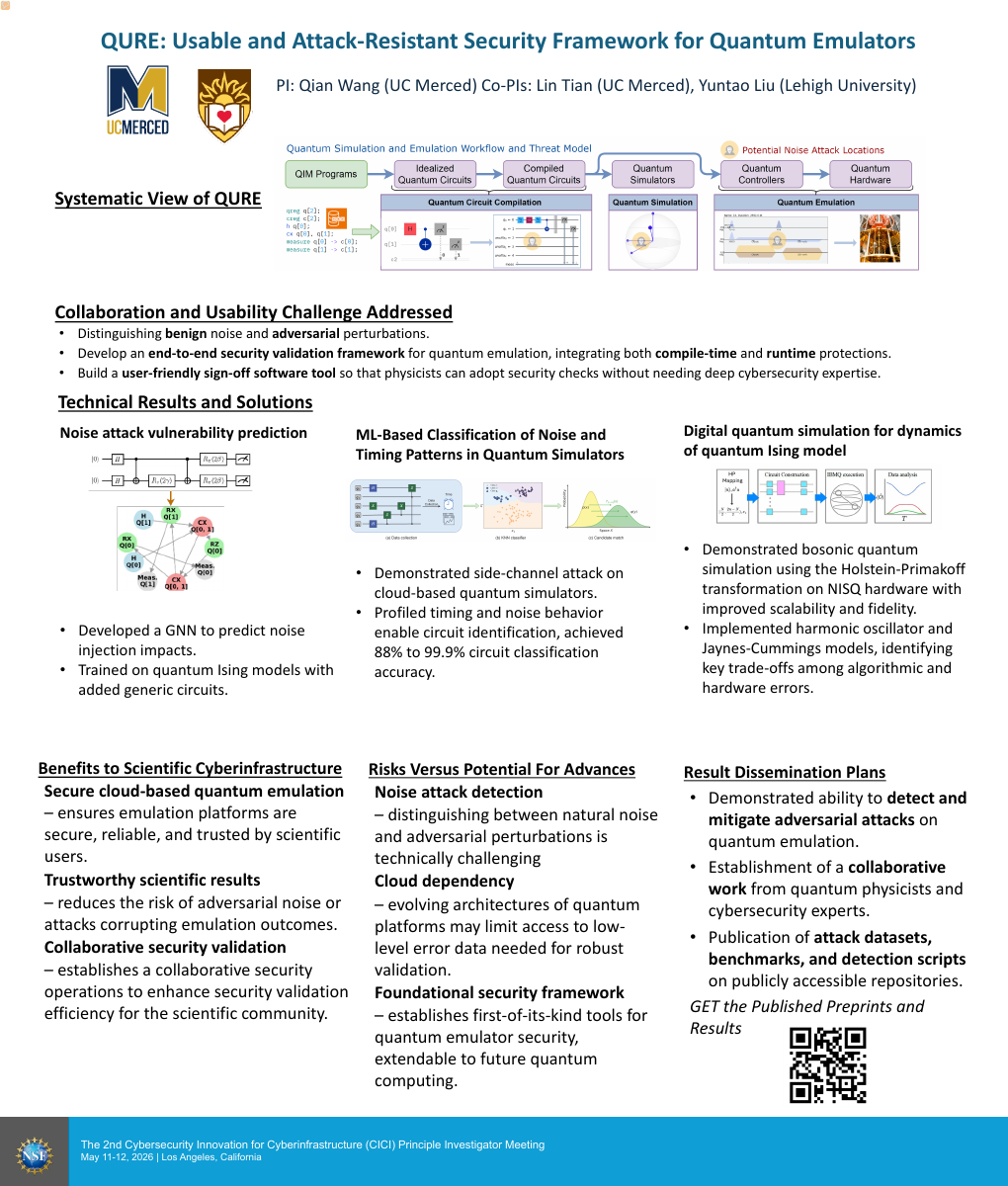 QURE: Usable and Attack-Resistant Security Framework for Quantum Emulators